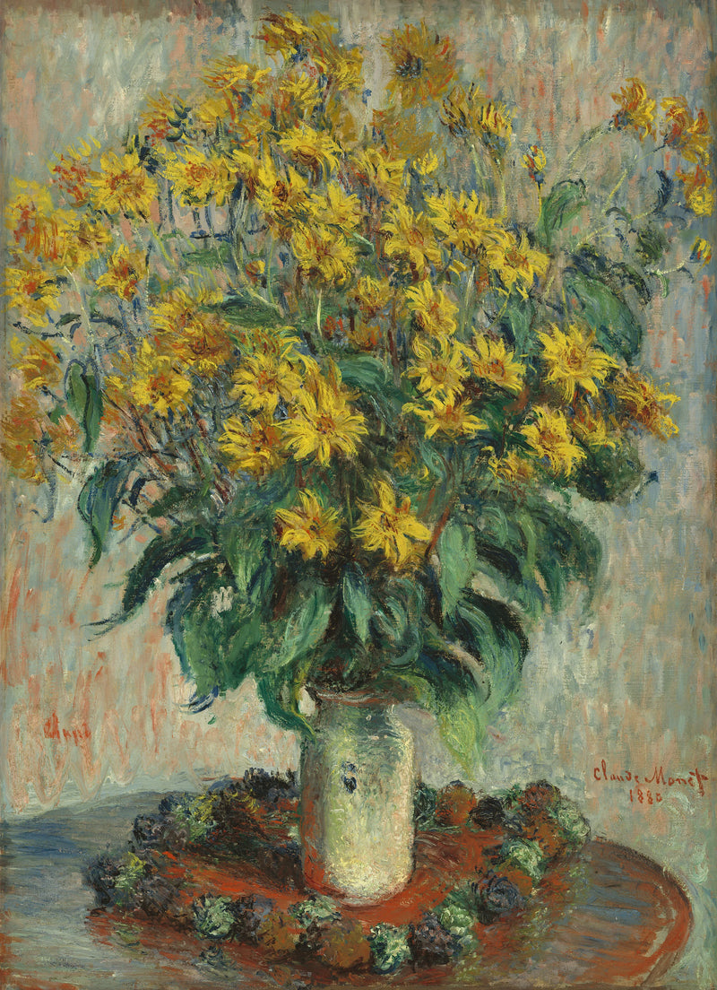 Topinamburblumen W629 - Claude Monet