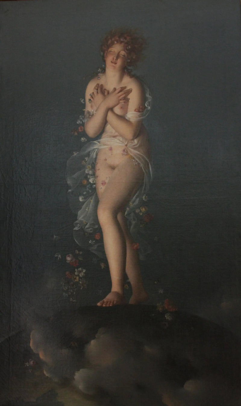 Flore gestreichelt von Zephyr - François Gérard