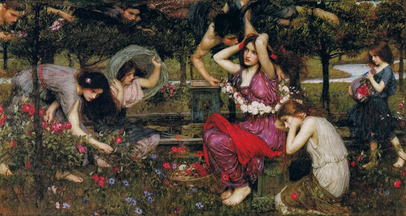 Flora und die Zephyre - John William Waterhouse