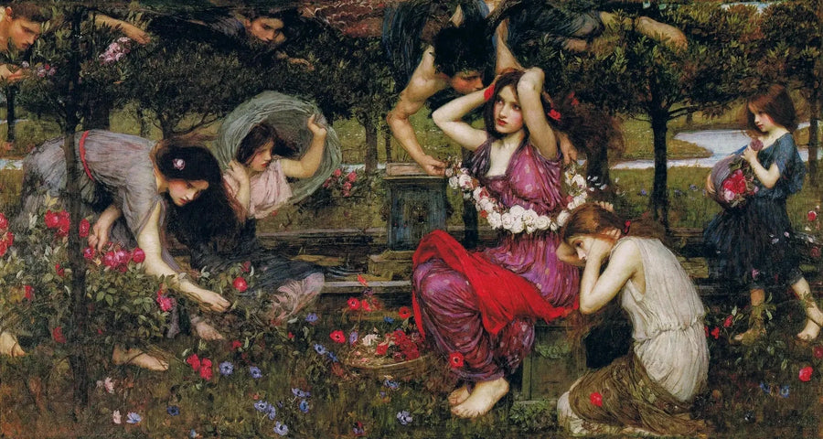 Flora und die Zephyre - John William Waterhouse