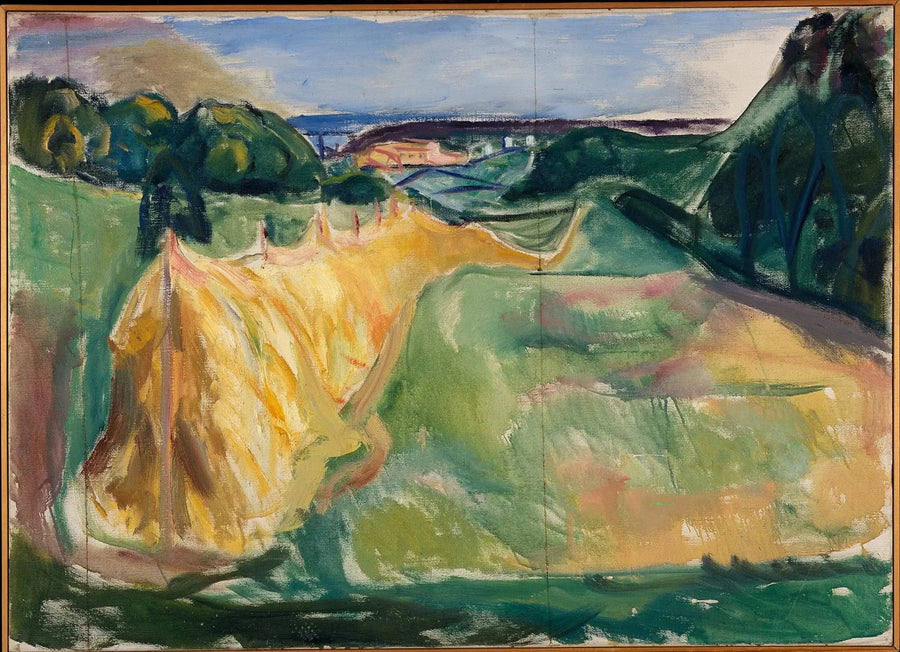 Heu trocknend - Edvard Munch