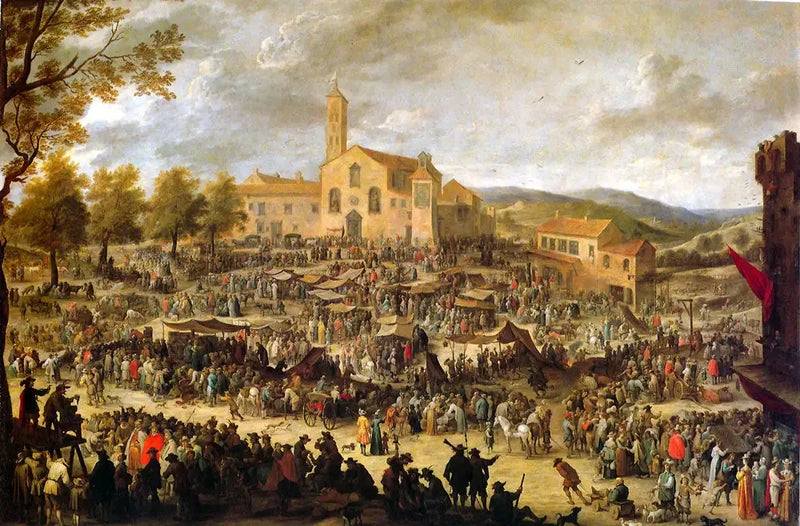 Messe von Santa Maria dell'Impruneta in Florenz. - David Teniers der Jüngere