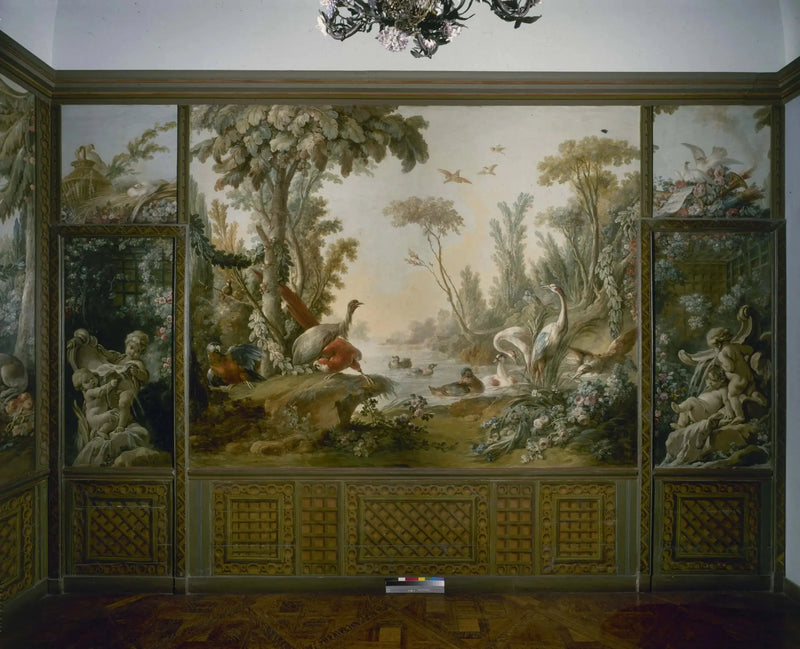 Fontaine avec deux amours dont l'un est couché - François Boucher