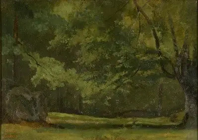 Fontainebleau, in den Wäldern - Jean-Baptiste Camille Corot