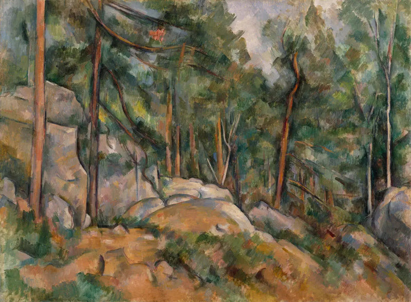 Waldinterieur - Paul Cézanne