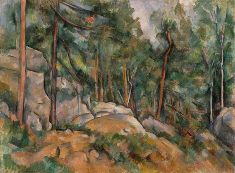 Waldinterieur - Paul Cézanne
