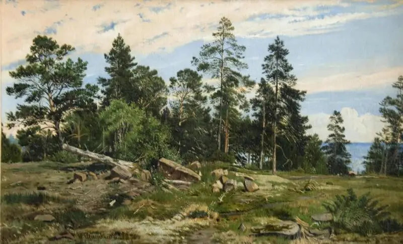 Wald am Meeressrand - Ivan Chichkine
