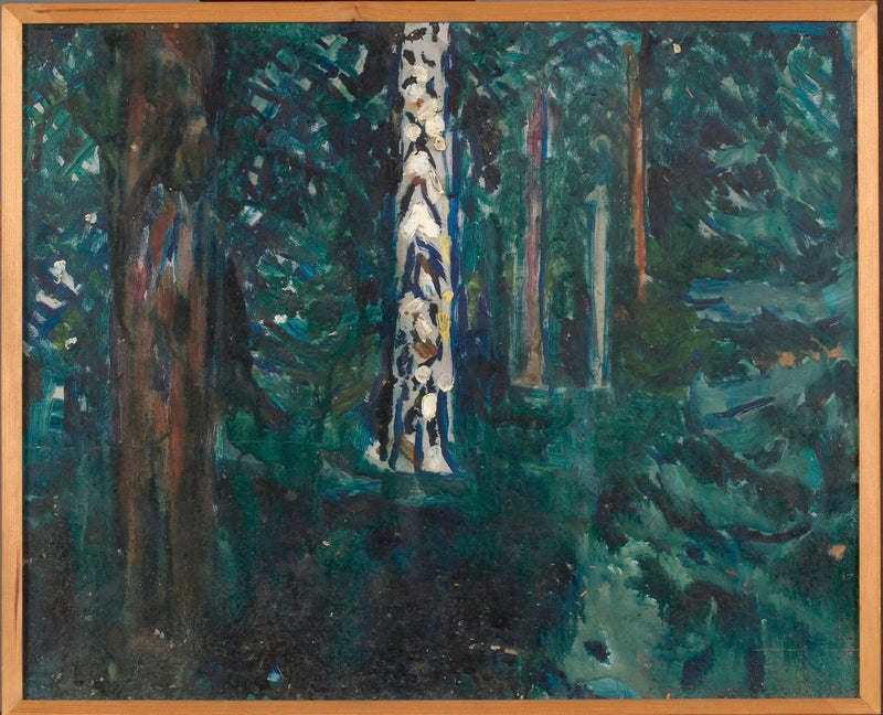 Birkenstammwald - Edvard Munch