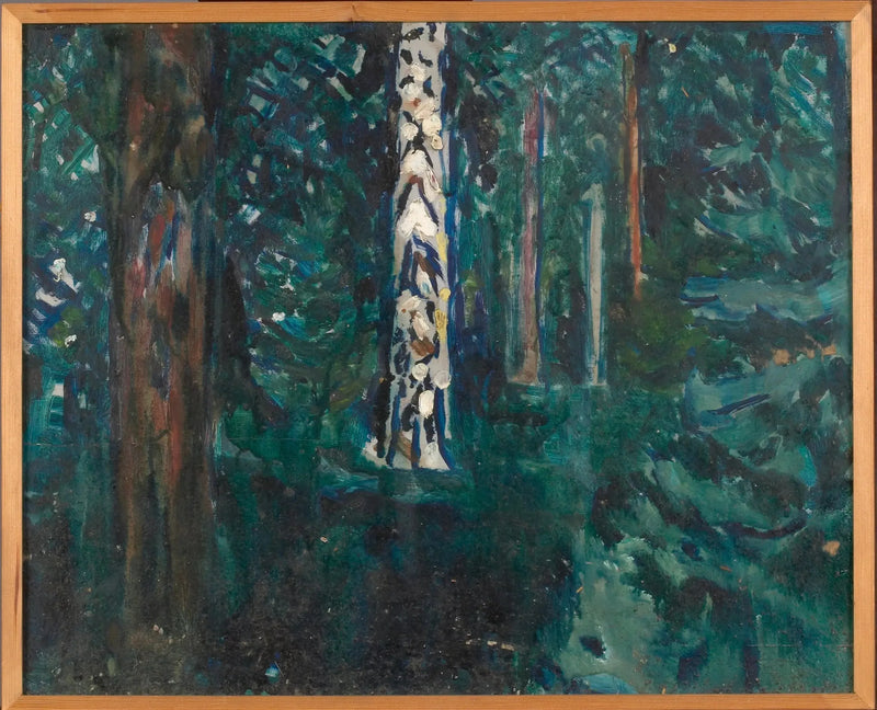 Birkenstammwald - Edvard Munch