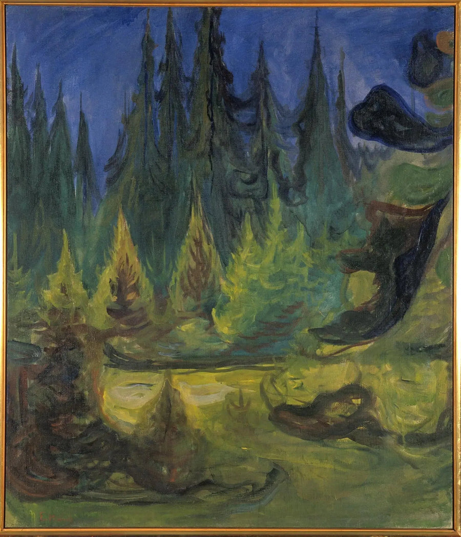 Fichtenwald - Edvard Munch