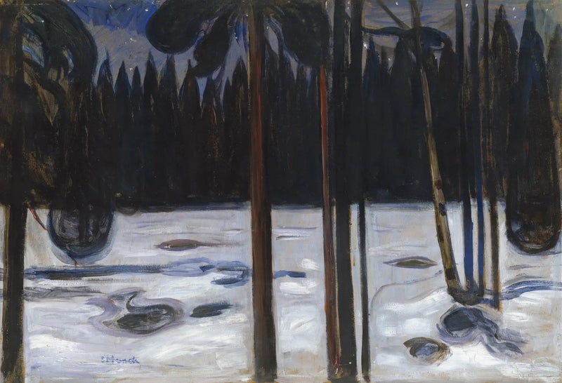 Winterwald - Edvard Munch
