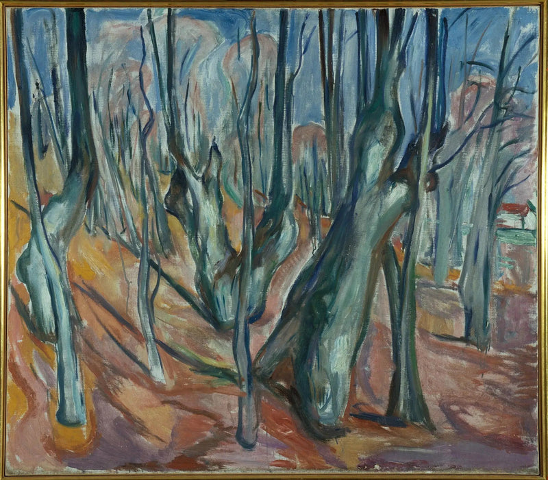 Ulmenwald im Frühling - Edvard Munch