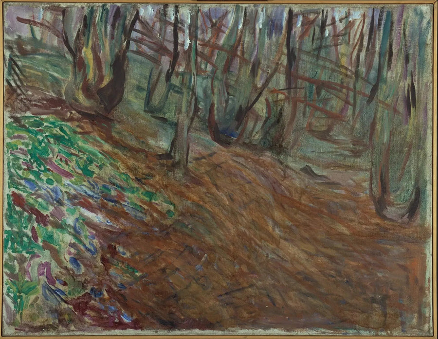 Ulmenwald im Frühling - Edvard Munch
