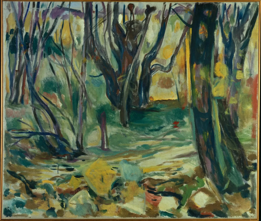 Ulmenwald im Herbst - Edvard Munch
