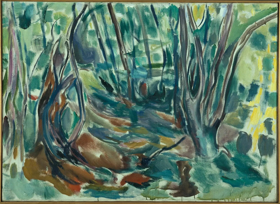 Ulmenwald im Sommer - Edvard Munch