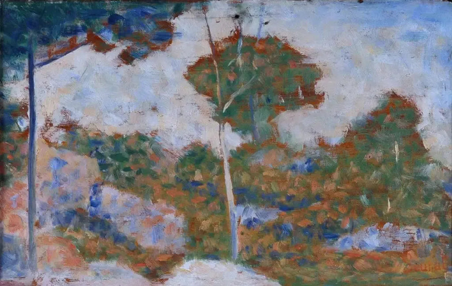 Barbizoner Wald im Herbst - Georges Seurat