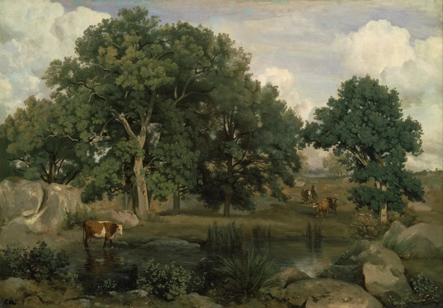 Fontainebleau-Wald - Jean-Baptiste Camille Corot