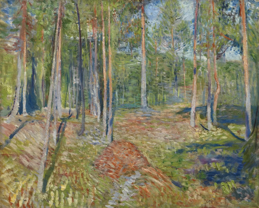 Kiefernwald - Edvard Munch