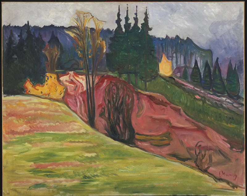 Thüringer Wald - Edvard Munch