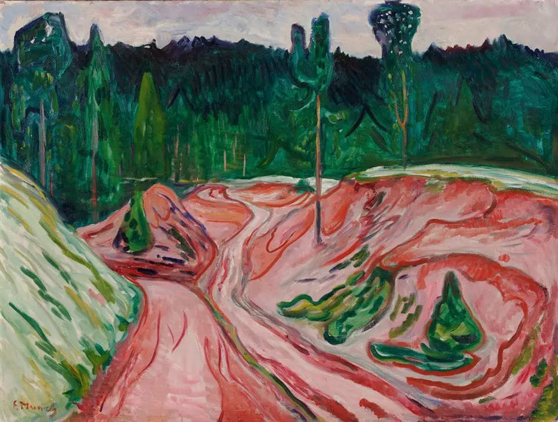 Thüringer Wald - Edvard Munch