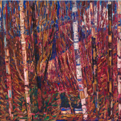 Forêts du Maine - Marsden Hartley image 1 copie de tableau peinte à la main