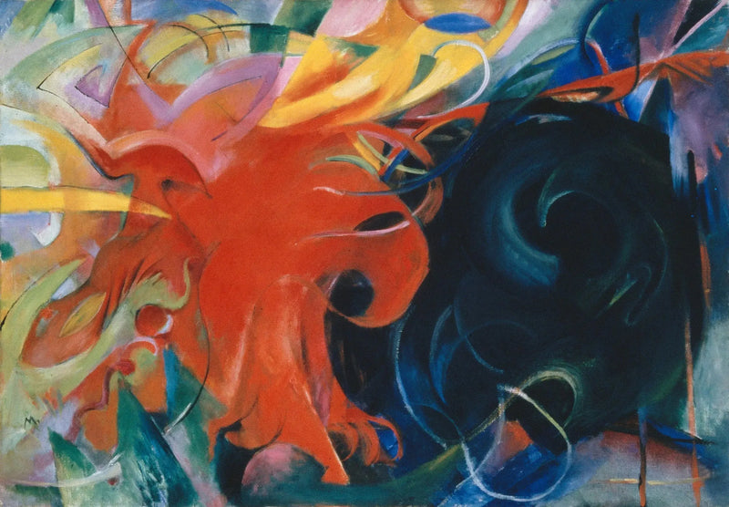 Kämpfende Formen - Franz Marc