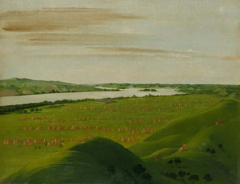 Fort Pierre, Mündung des Teton-Flusses, 1200 Meilen oberhalb von Saint Louis - George Catlin