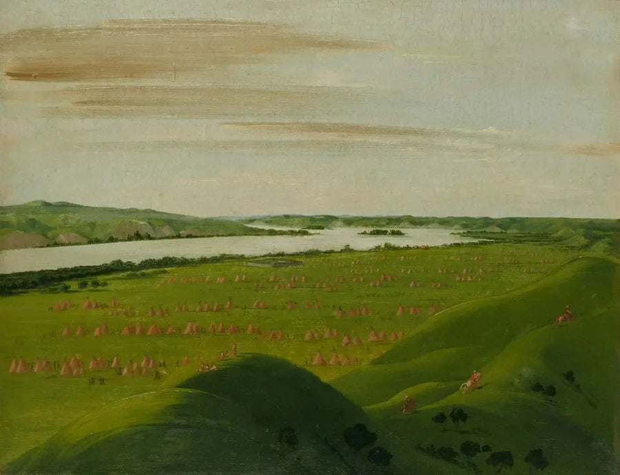 Fort Pierre, Mündung des Teton-Flusses, 1200 Meilen oberhalb von Saint Louis - George Catlin