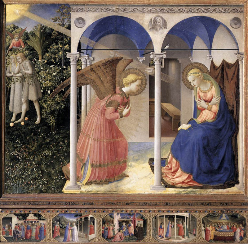 L’Annonciation, avec le Christ annoncé - Fra Angelico