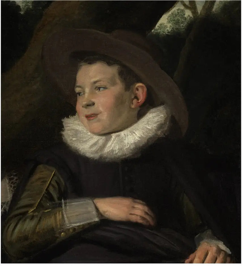 Fragment eines jungen Jungen - Frans Hals