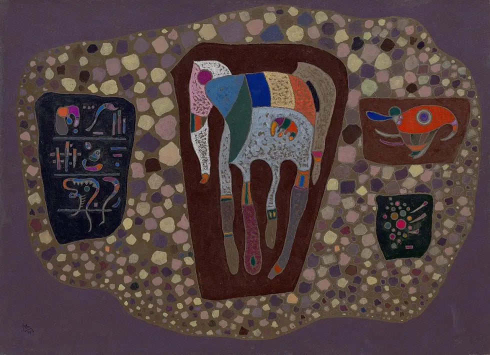Fragments - Vassily Kandinsky image 1 reproduction artisanale de tableau
