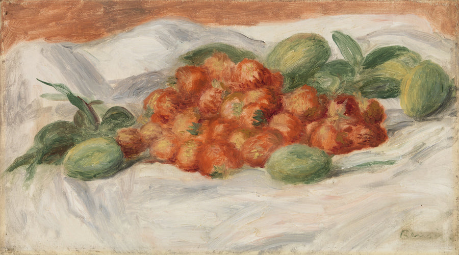 Erdbeeren und Mandeln - Pierre-Auguste Renoir