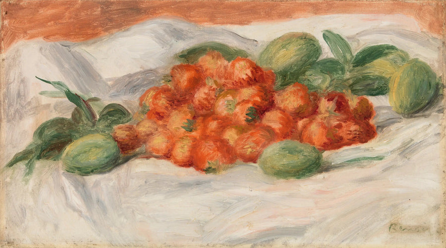 Erdbeeren und Mandeln - Pierre-Auguste Renoir
