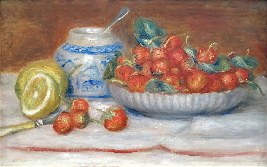 Erdbeeren - Pierre-Auguste Renoir