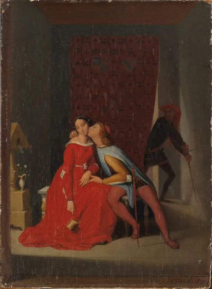 Francesca da Rimini und Paolo Malatesta - Jean-Auguste-Dominique Ingres