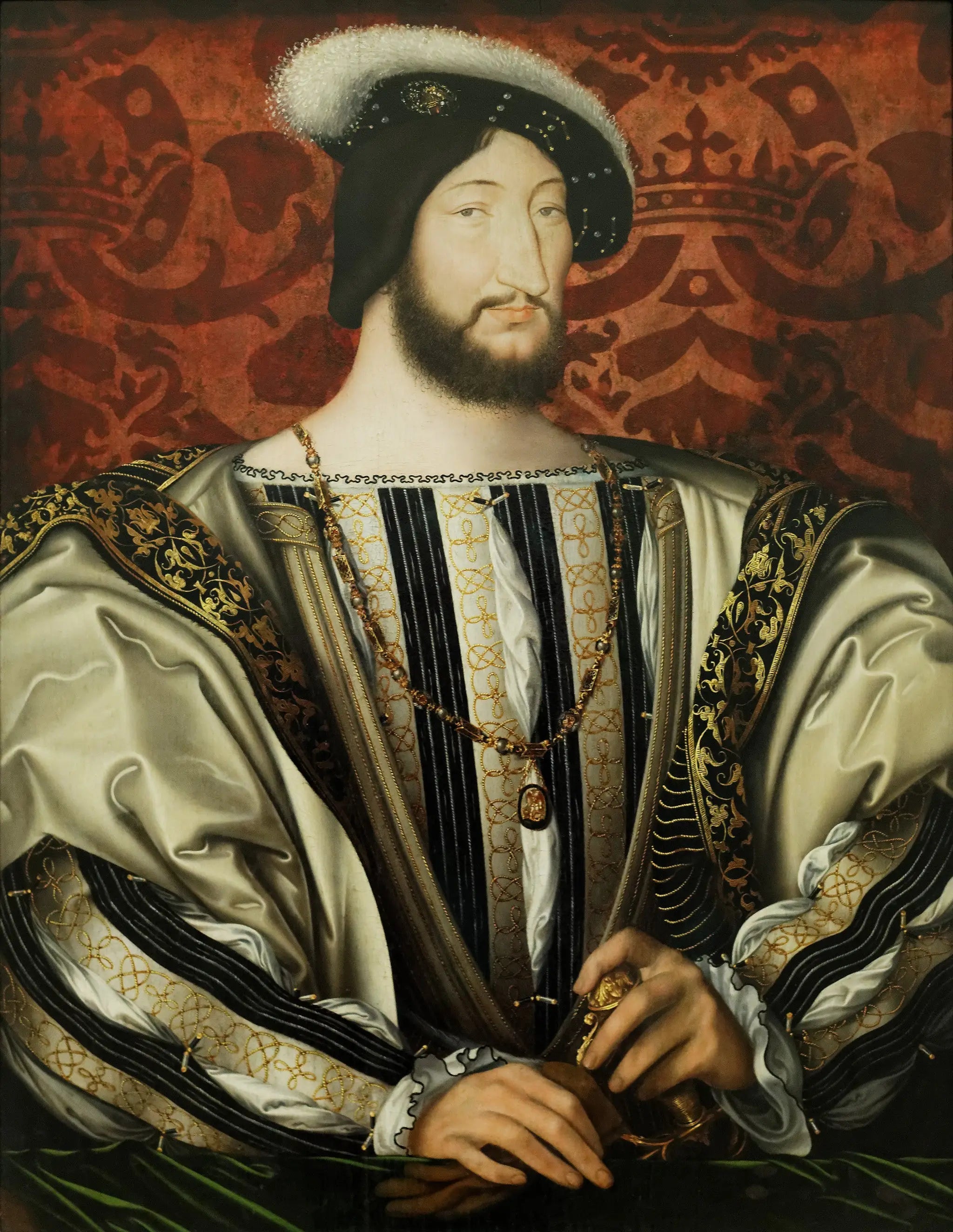 François Ier (1494-1547), roi de France - Jean Clouet image 1 copie de tableau peinte à la main