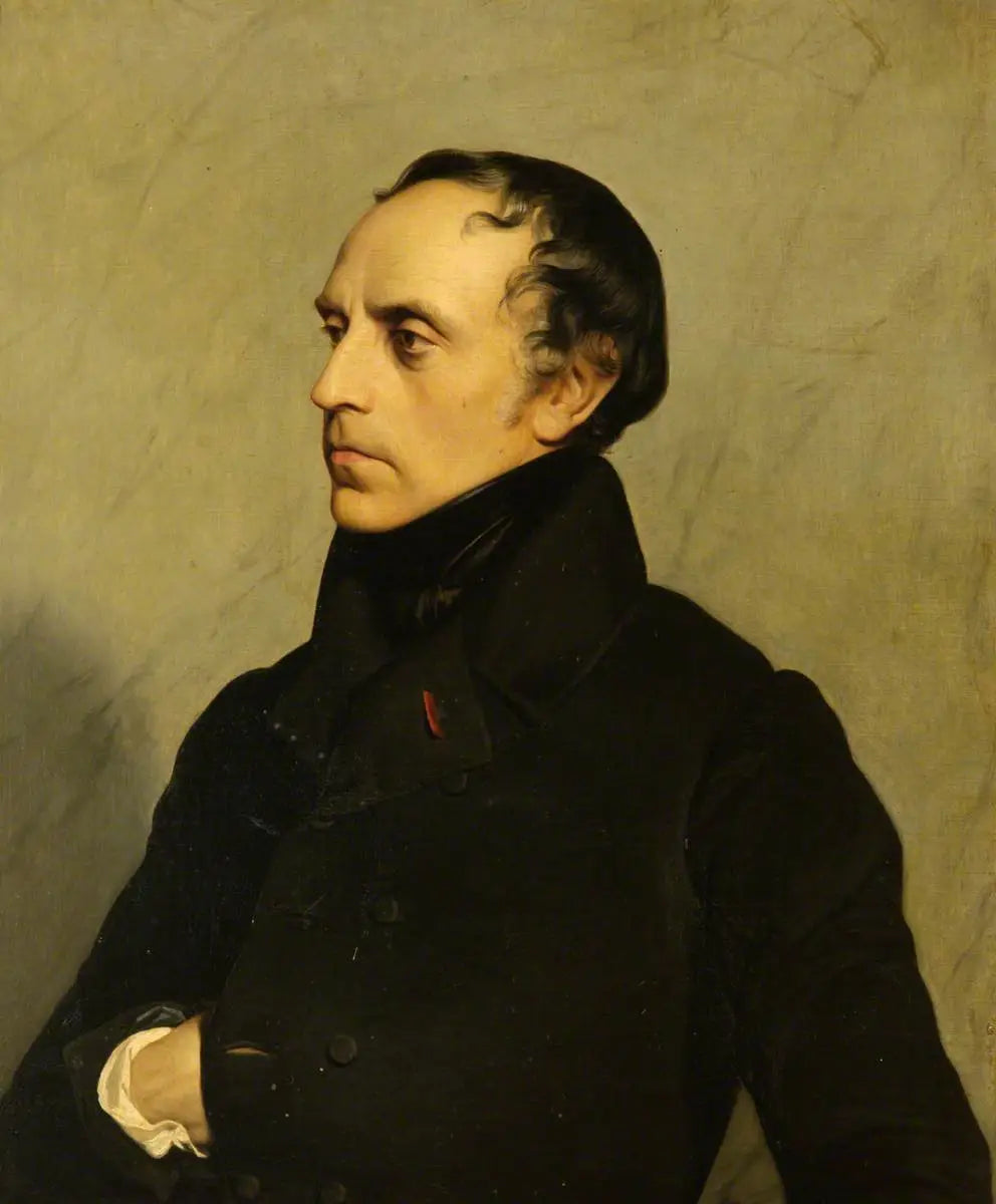 François-Pierre-Guillaume Guizot - Paul Delaroche image 1 reproduction de peinture à l’huile