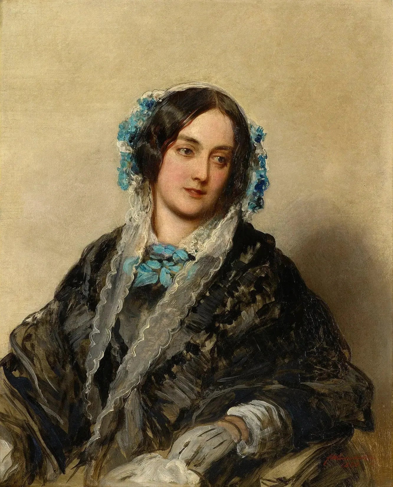 Françoise, comtesse de Gainsborough (1814-1885) - Franz Xaver Winterhalter image 1 reproduction de peinture à l’huile
