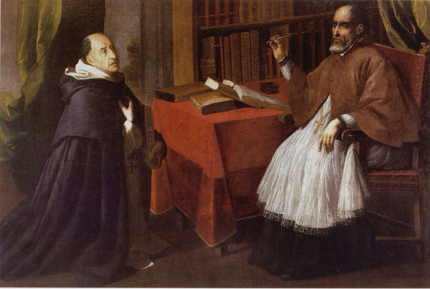 Fray Luis de Granada und San Juan Crisóstomo - Francisco de Zurbarán