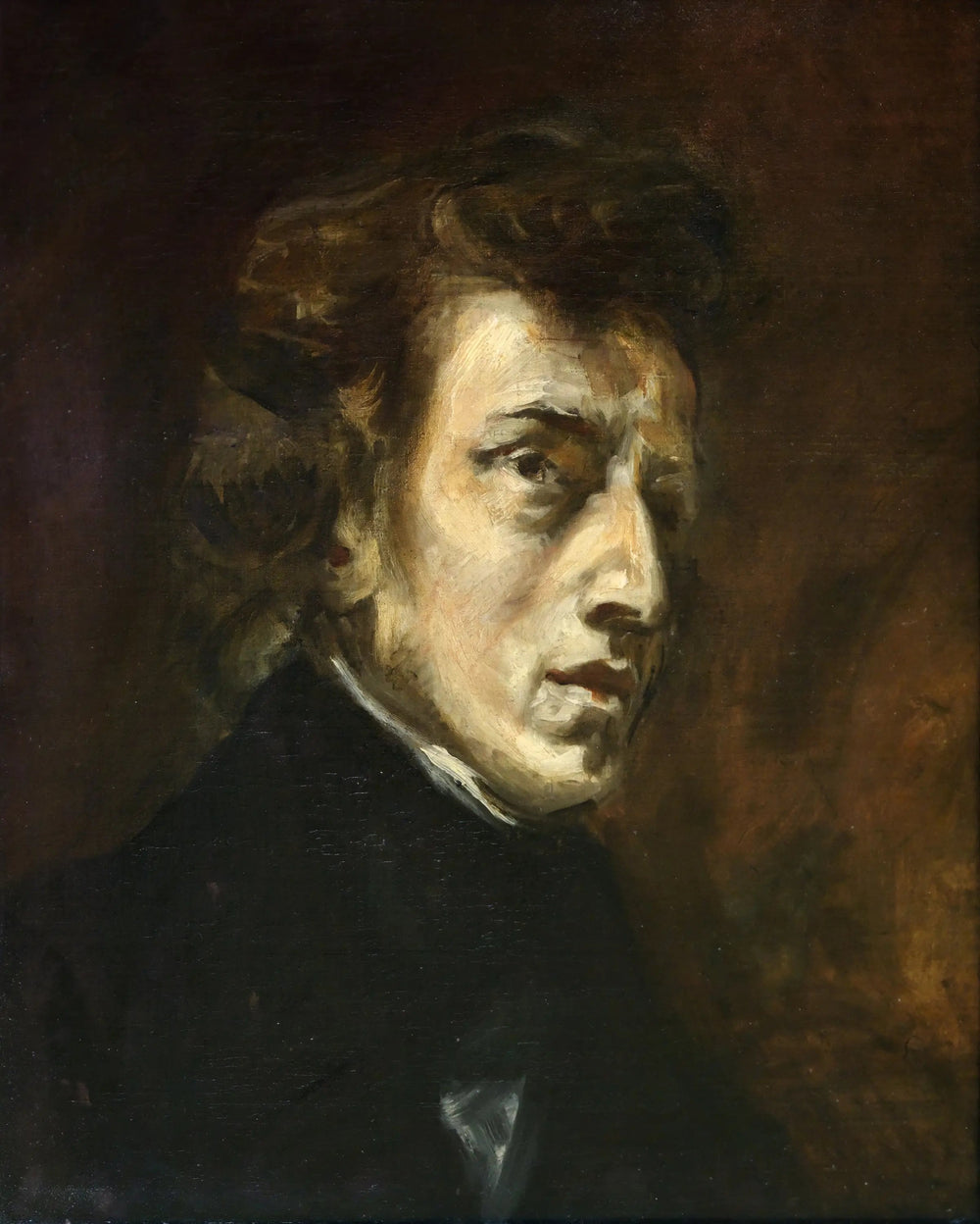 Frédéric Chopin - Eugène Delacroix image 1 reproduction artisanale de tableau