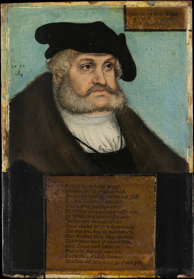 Friedrich III. (1463–1525), der Weise, Kurfürst von Sachsen - Lucas Cranach der Ältere