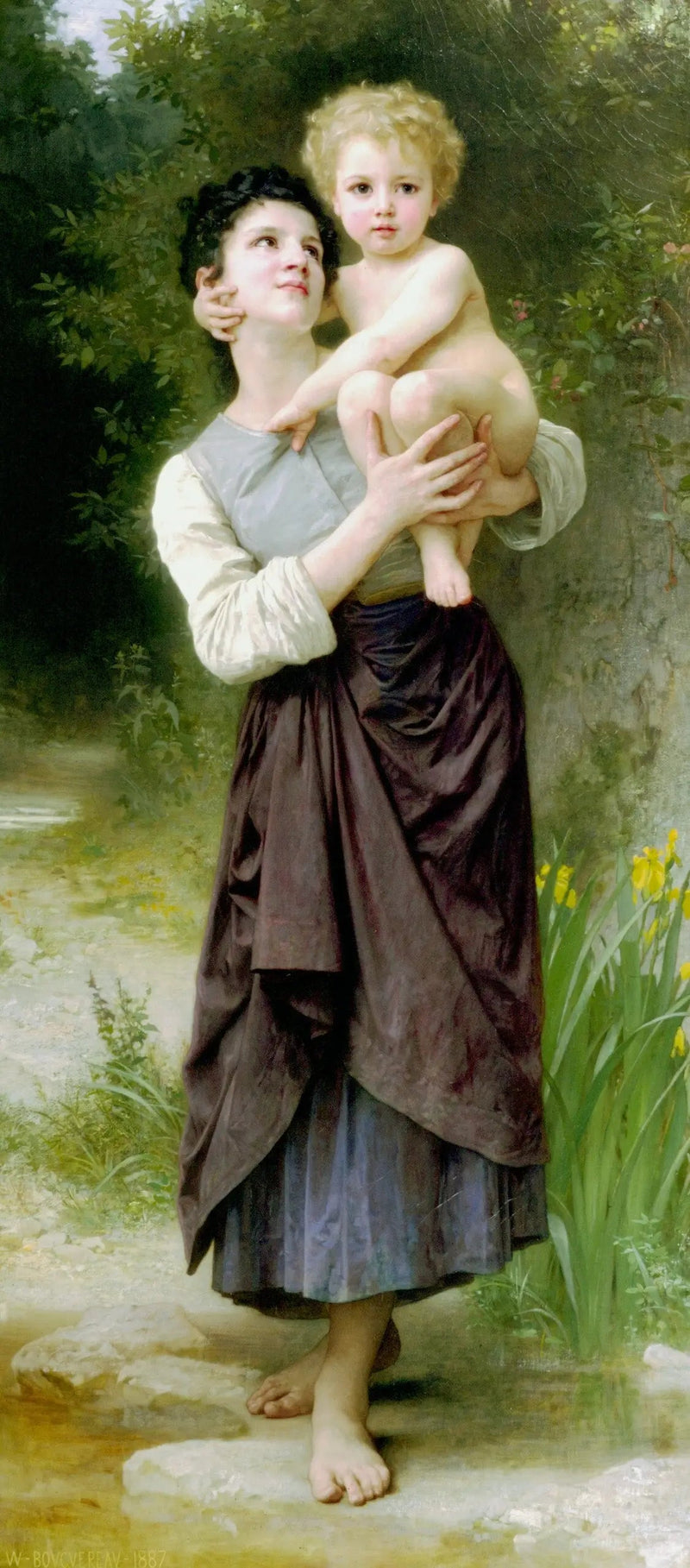Bruder und Schwester - Bouguereau