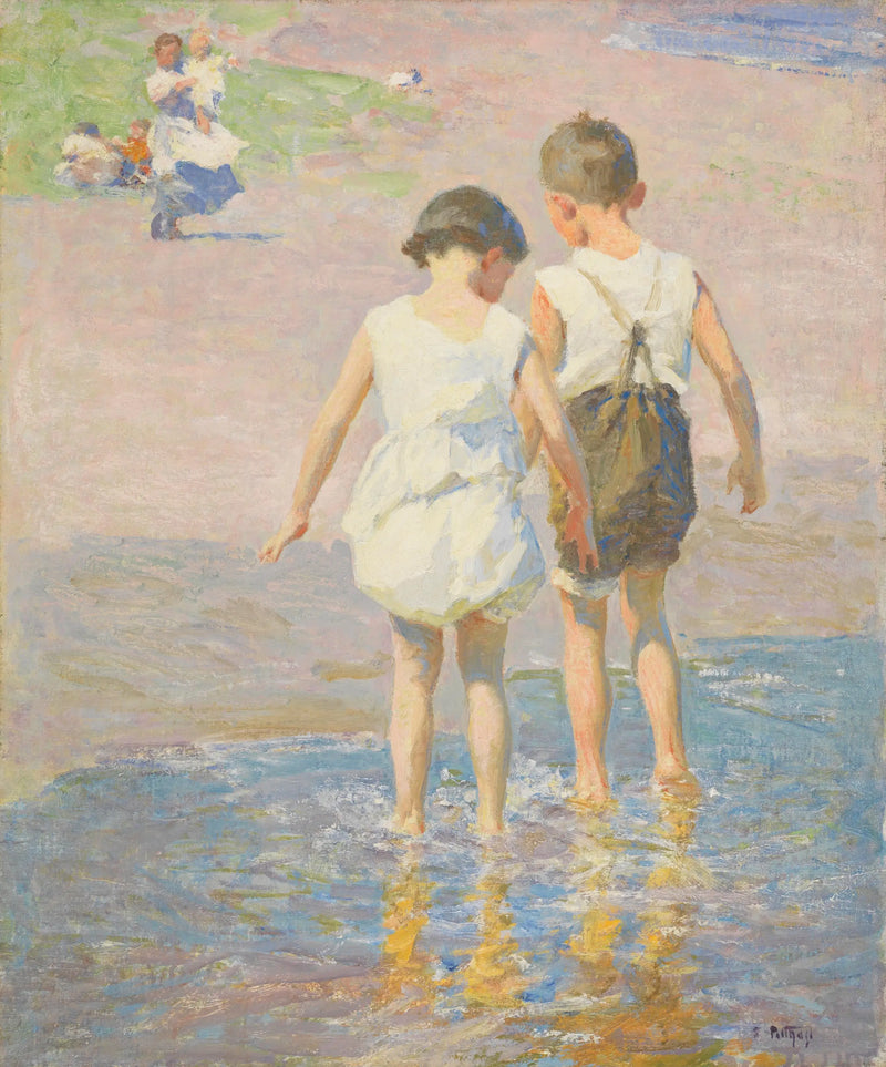 Bruder und Schwester - Edward Henry Potthast