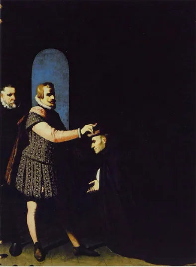 Bruder Fernando Yáñez lehnt die Barette des Erzbischofs von Toledo ab - Francisco de Zurbarán