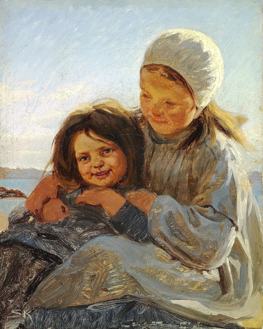 Brüder und Schwestern. - Peder Severin Krøyer