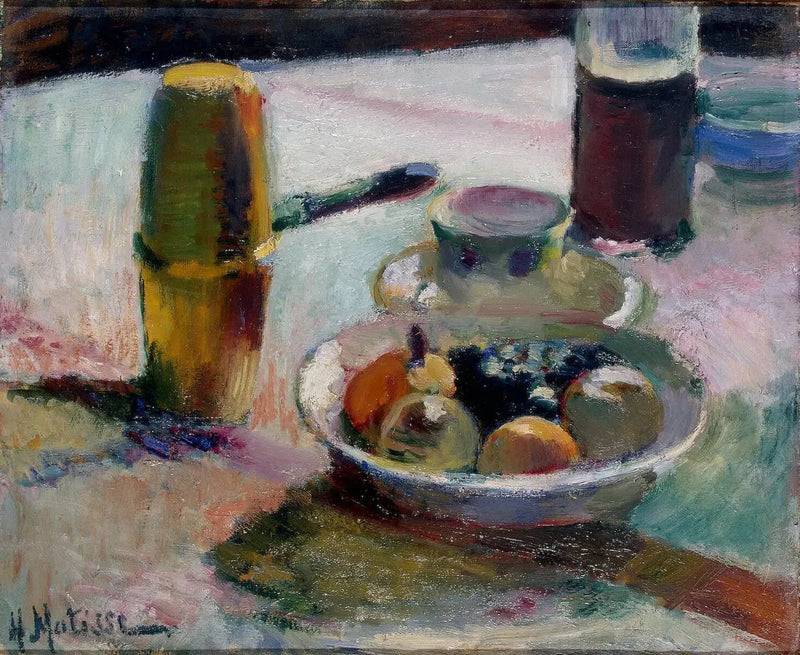 Früchte und Kaffeekanne - Henri Matisse