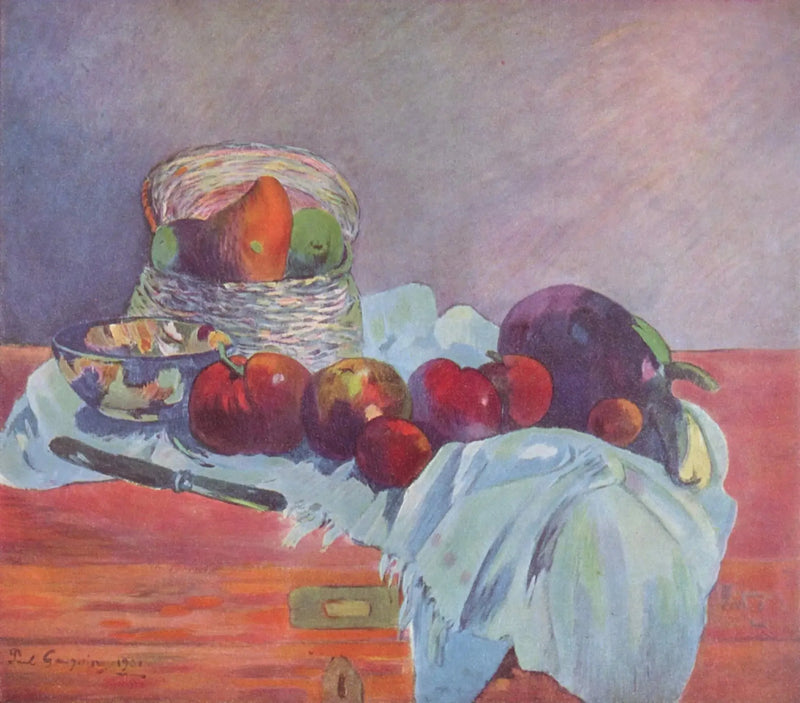 Früchte und Messer - Paul Gauguin