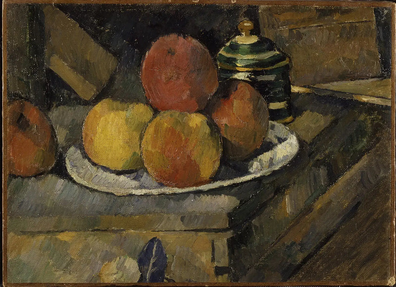 Früchte und Zuckergefäß - Paul Cézanne