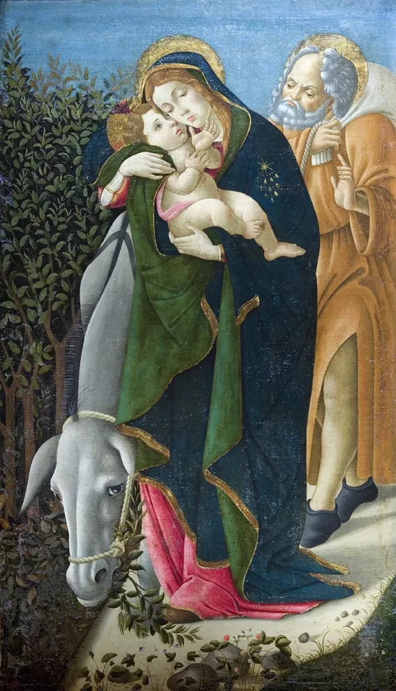 Die Flucht nach Ägypten - Sandro Botticelli