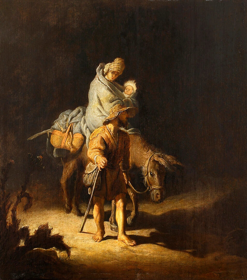Die Flucht nach Ägypten - Rembrandt